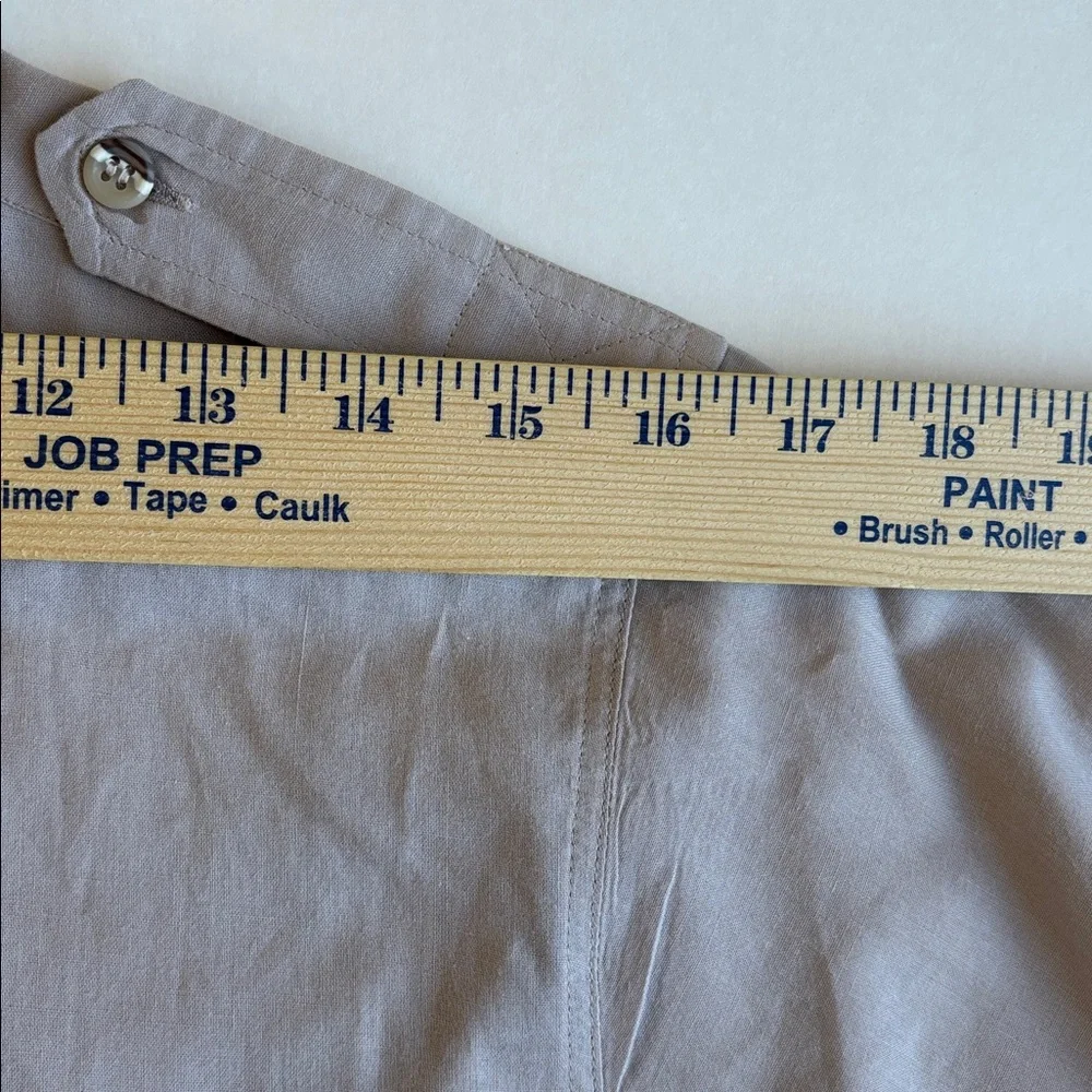Vintage 80’s Banana Republic Khaki Safari Short Sleeve‎ Shirt Mens Size Small